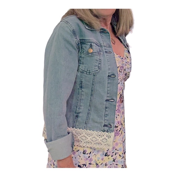 Twiggy London Jean Jacket Sz XS - Picture 2 of 7